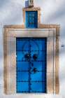 Sidi Bou Said, Tunisia, Africa. A picturesque doorway in town. Art Print